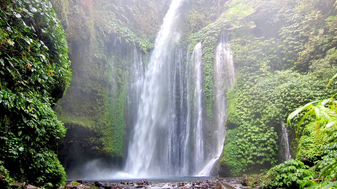 Tiu Kelep Waterfall, Lombok