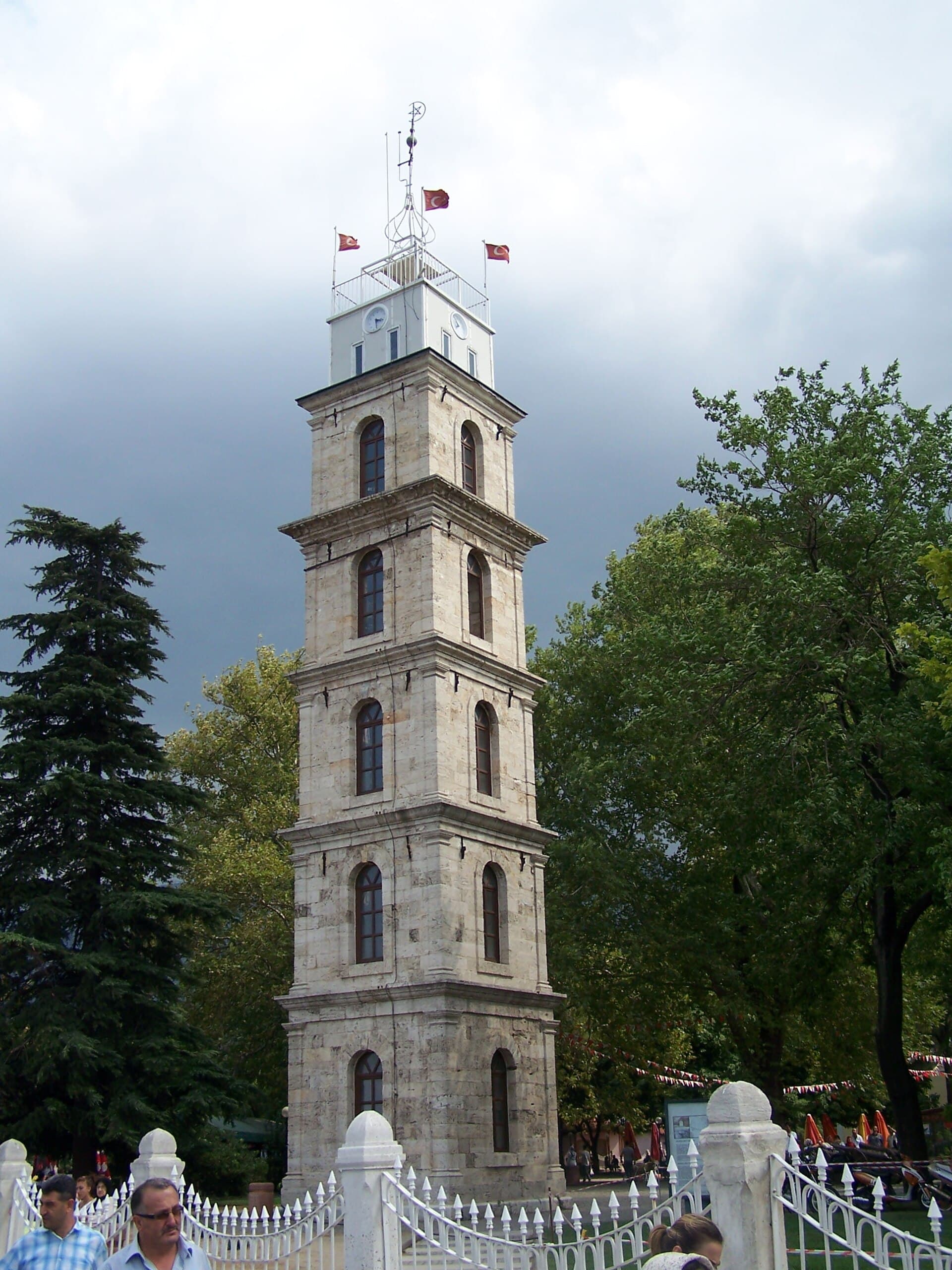 Tophane Clock Tower and the Tombs of Osman and Orhan Gazi