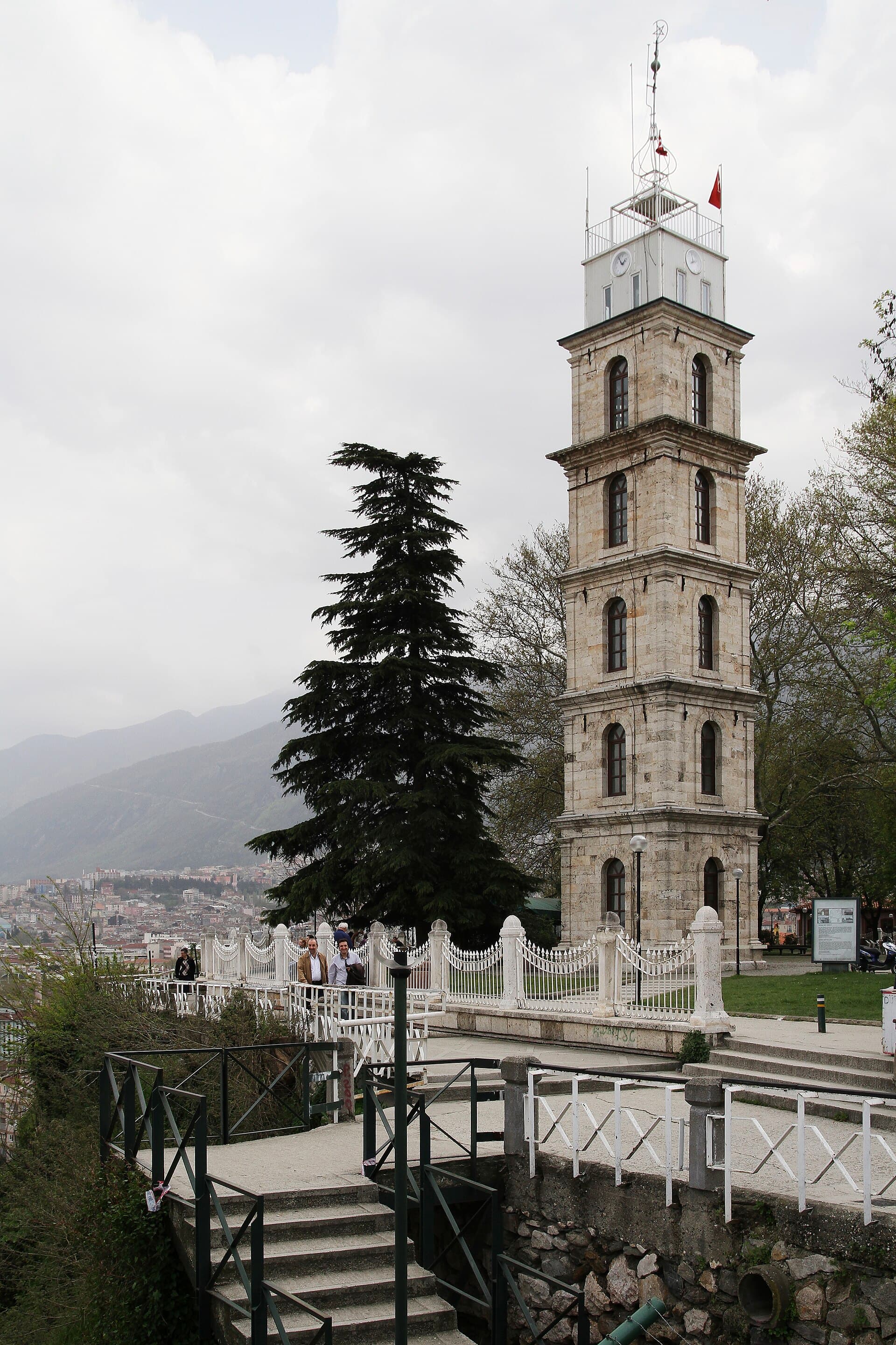 Tophane Clock Tower and the Tombs of Osman and Orhan Gazi, Bursa