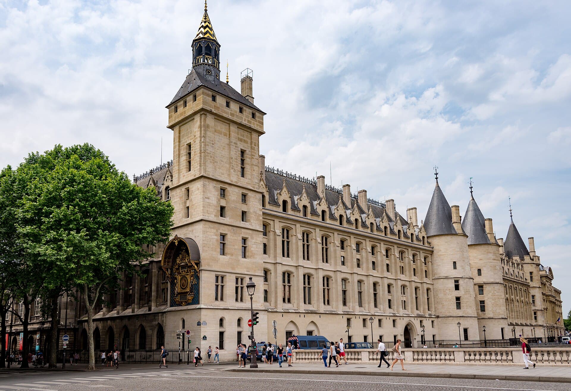 The Clock Tower of the Palais de la Cité, Paris