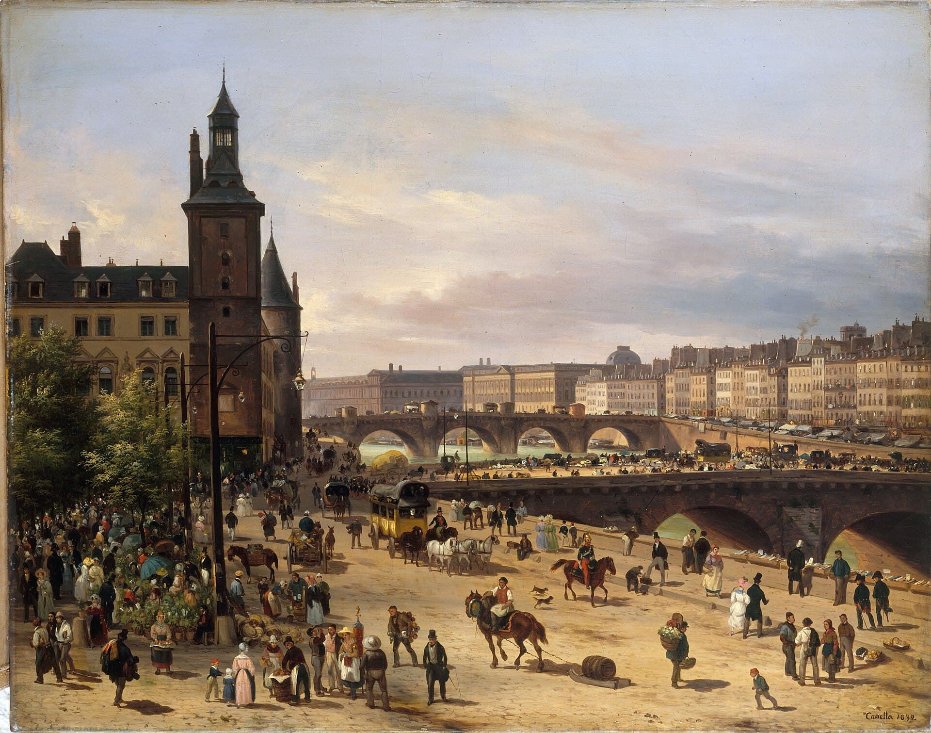 The Clock Tower of the Palais de la Cité, Paris