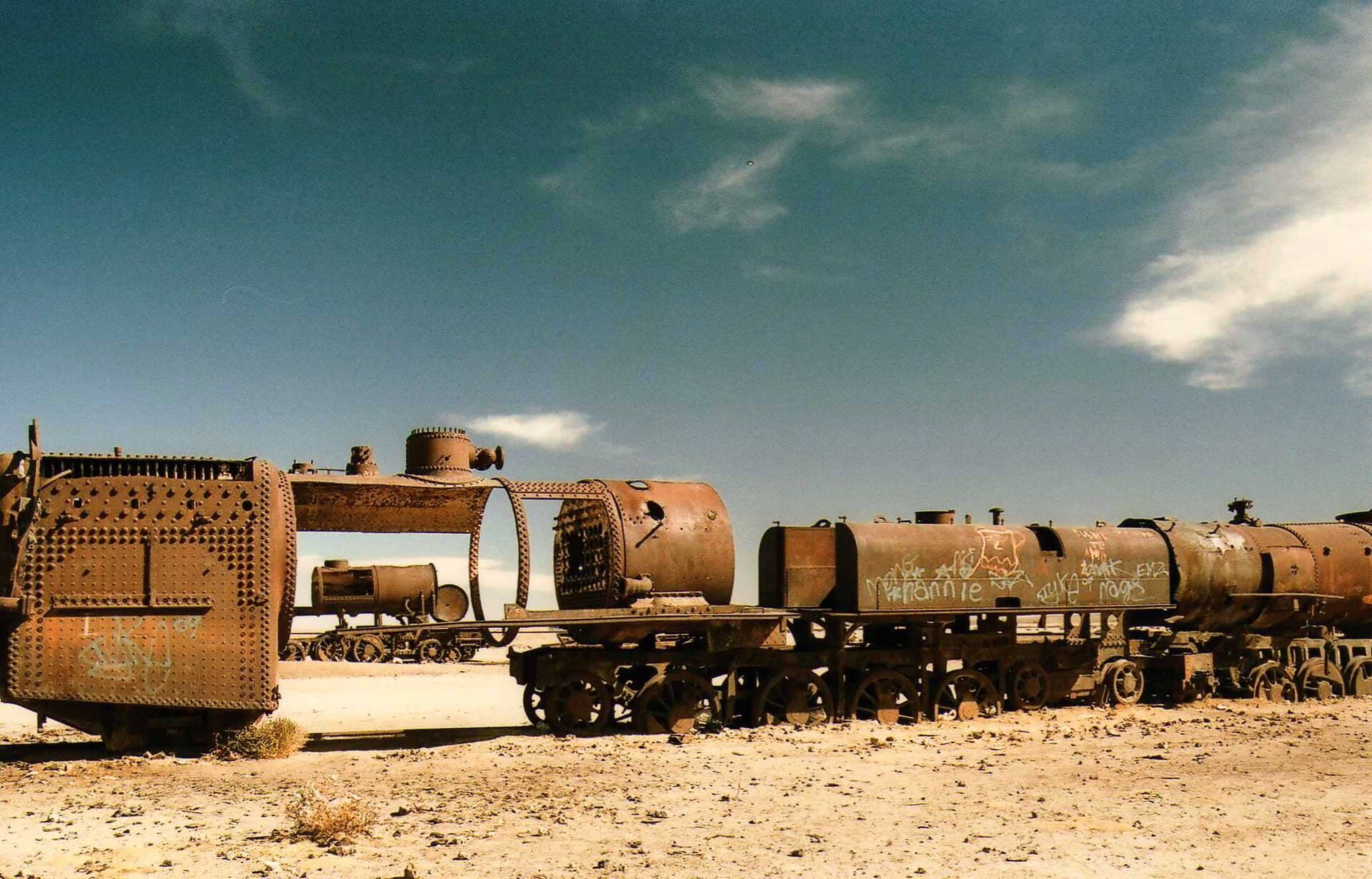 Train cemetery, Uyuni