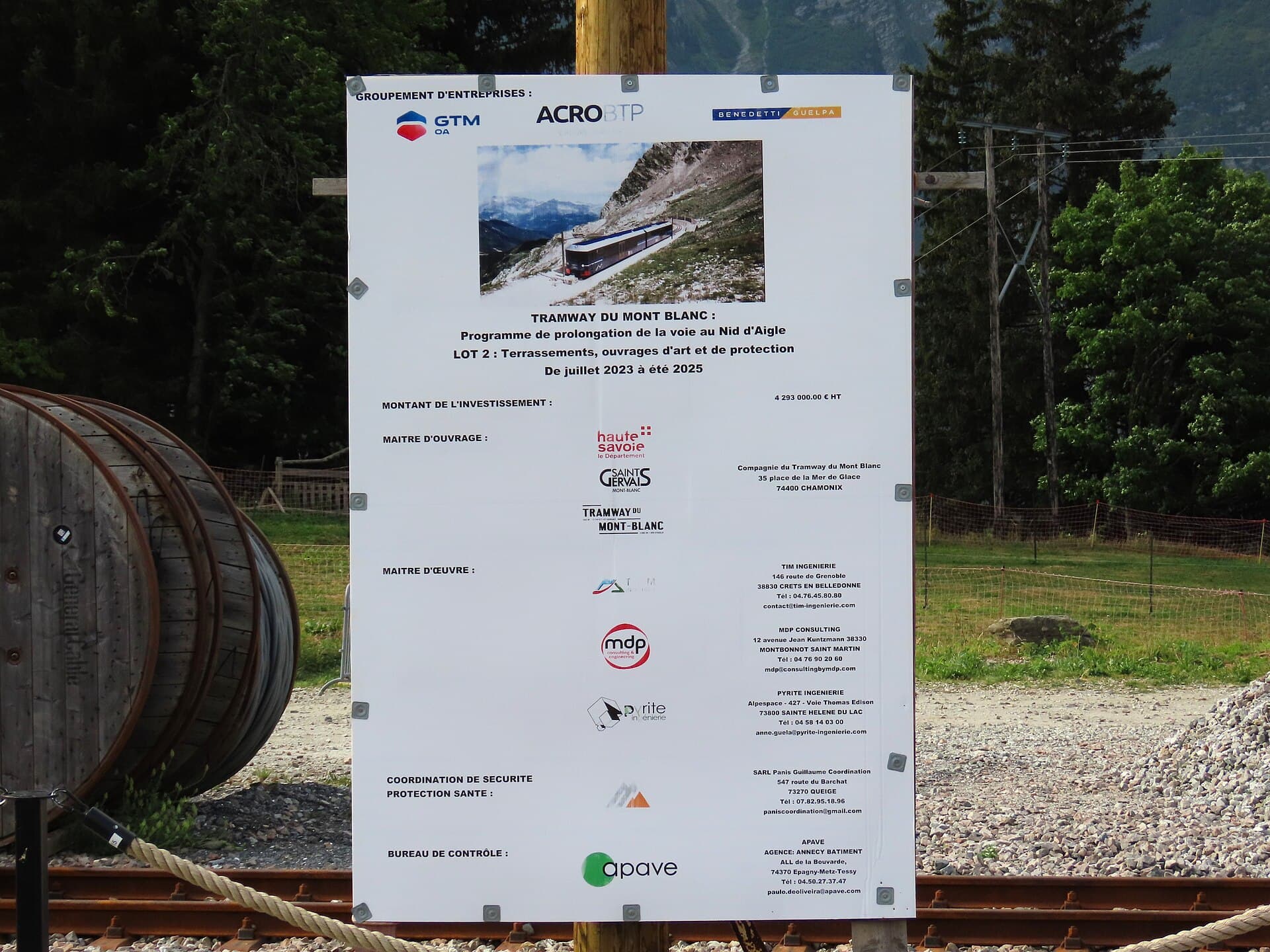 Mont Blanc Tramway, Chamonix