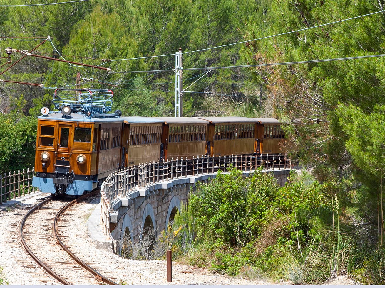 The Sóller Wooden Train, Palma de Mallorca