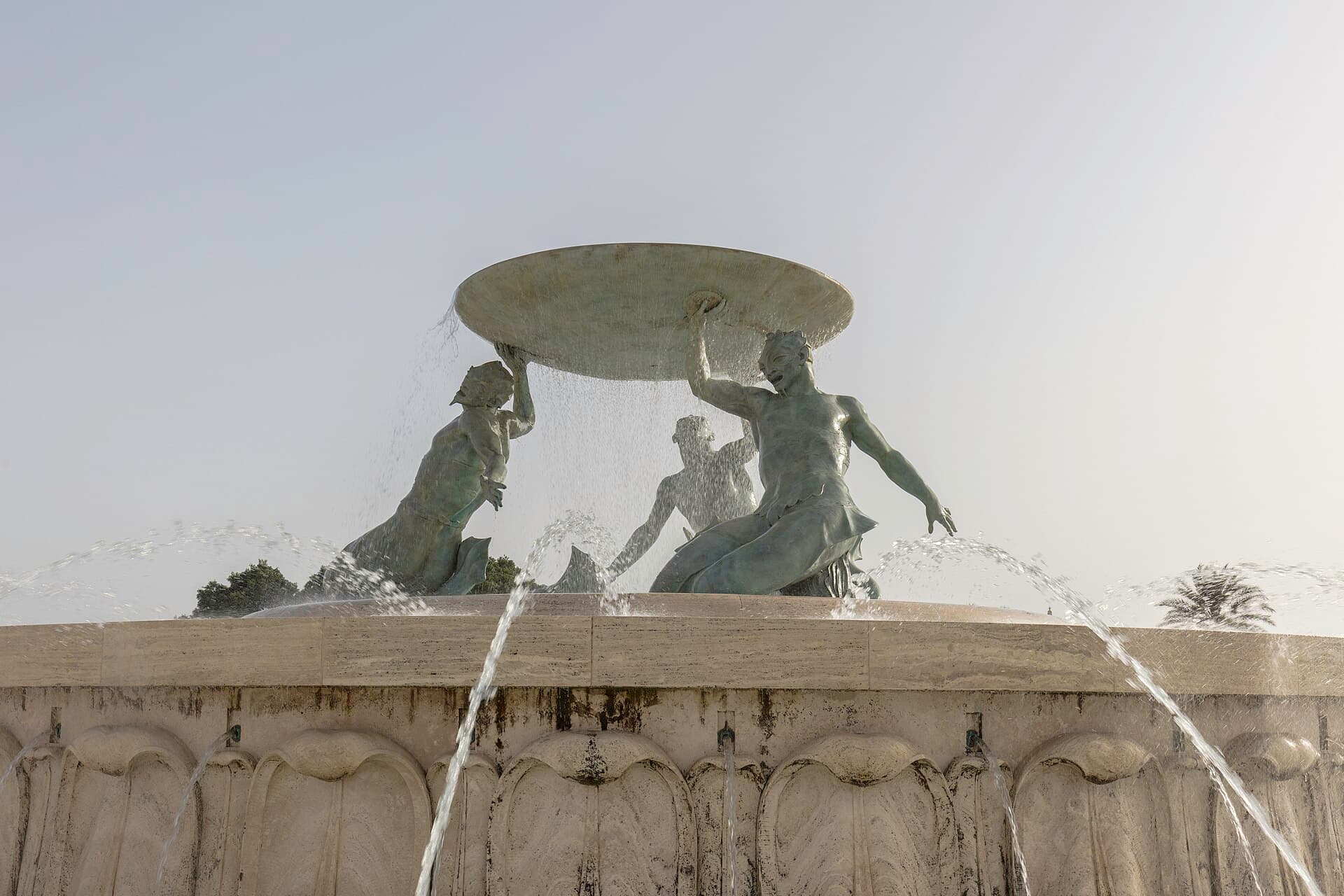 Triton Fountain, Valletta