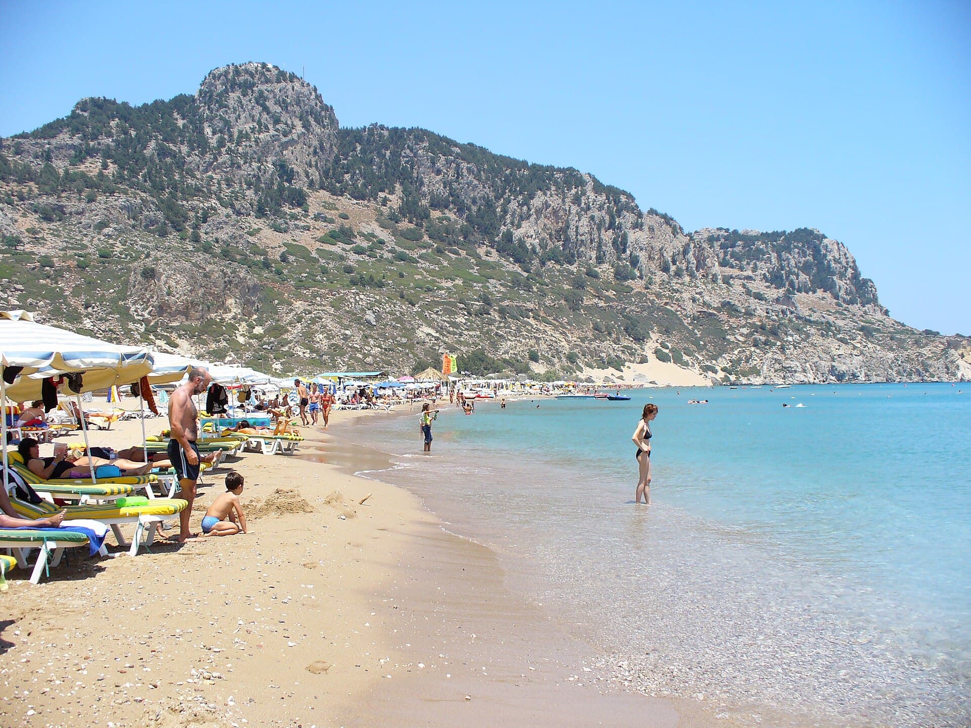 Tsambika Beach and Monastery, Rhodes