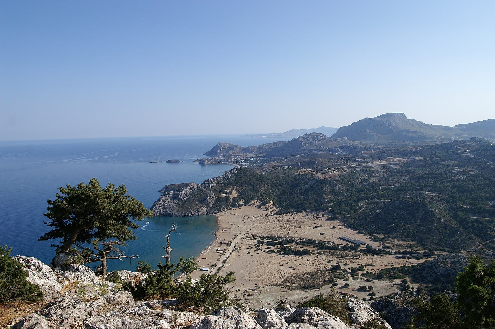 Tsambika Beach and Monastery, Rhodes