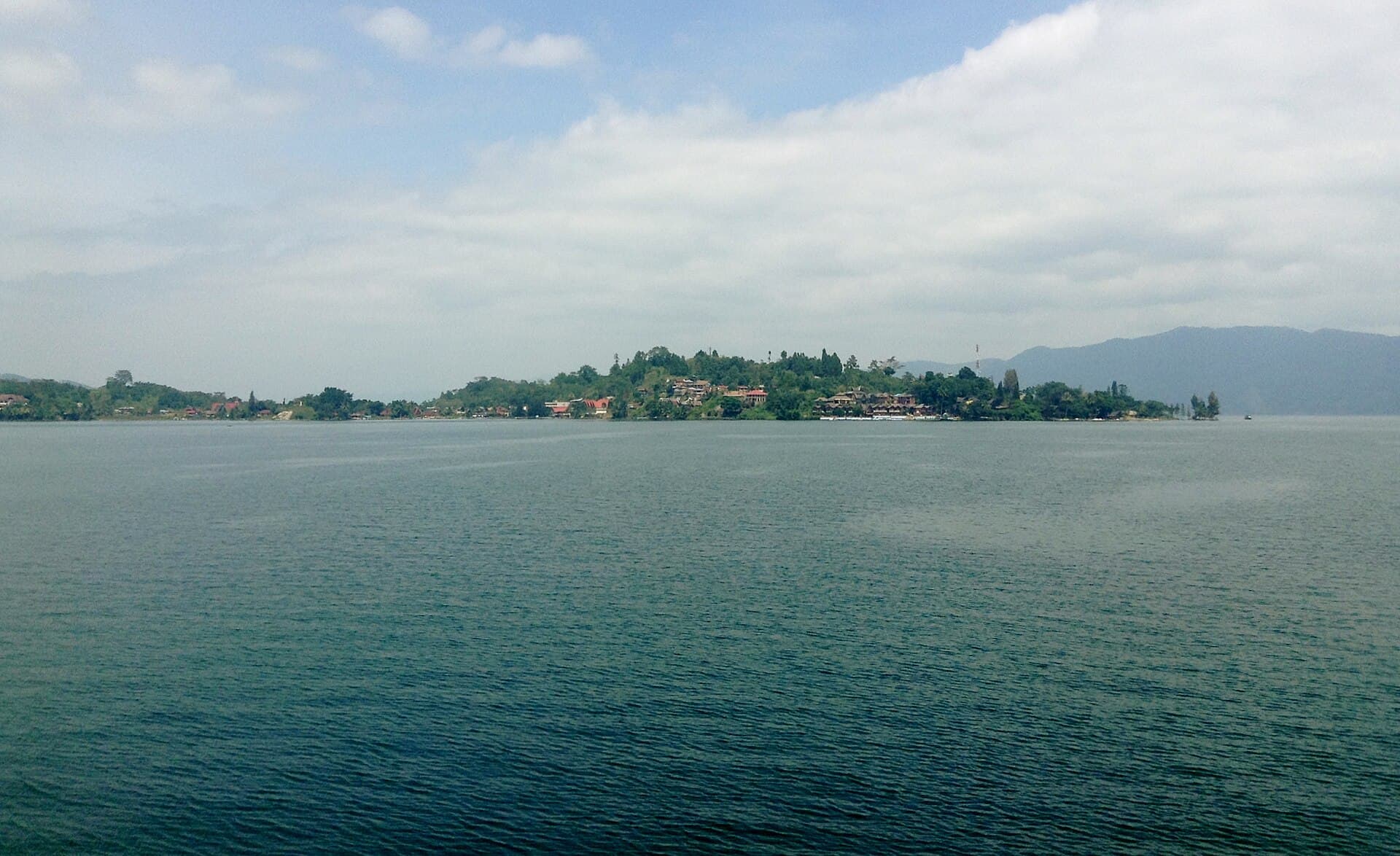 Tuktuk peninsula on Lake Toba