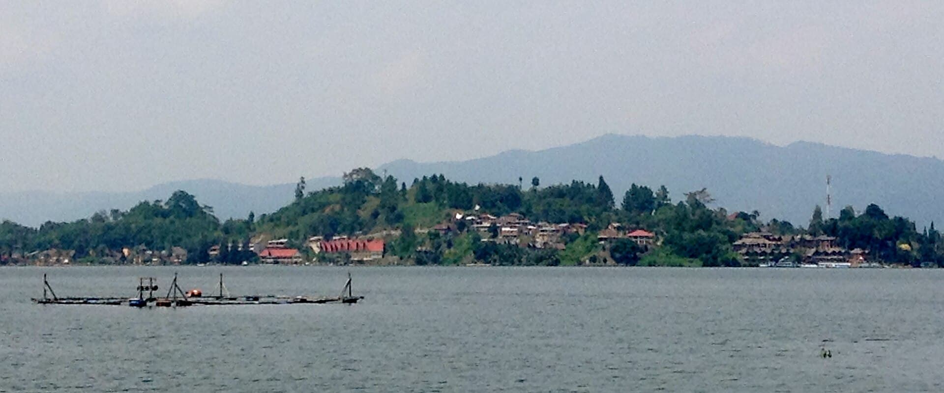 Tuktuk peninsula on Lake Toba