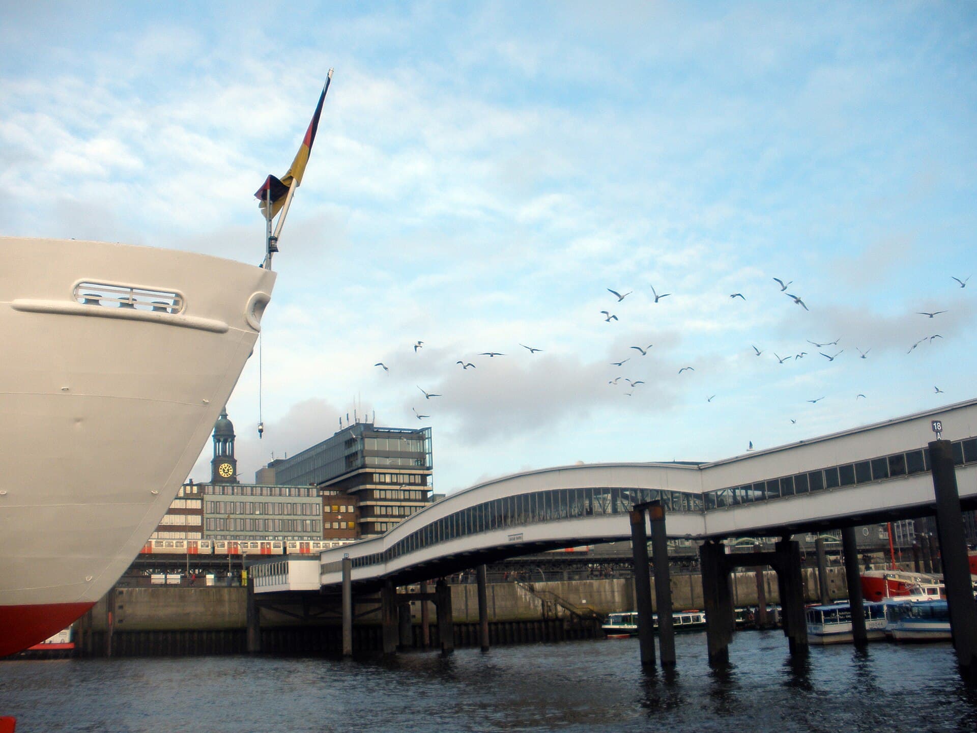 The Uberseebrucke, Hamburg