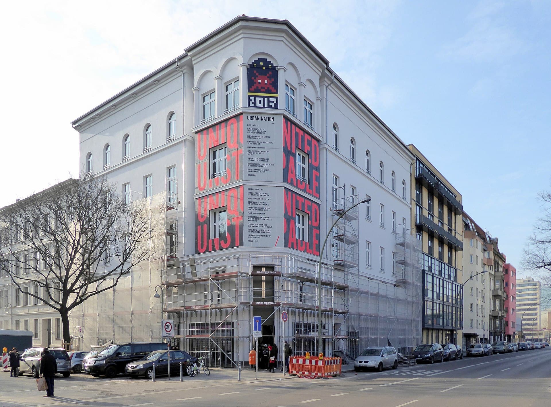 The museum within a residential street in Schoneberg
