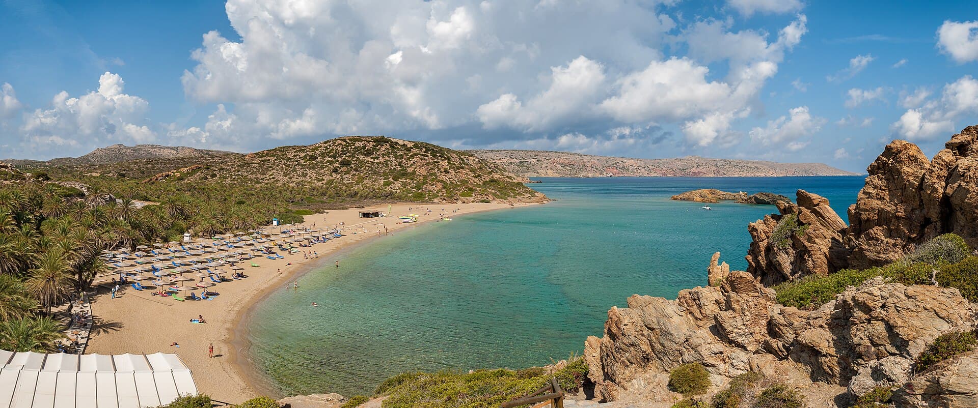 Vai Beach, Agios Nikolaos