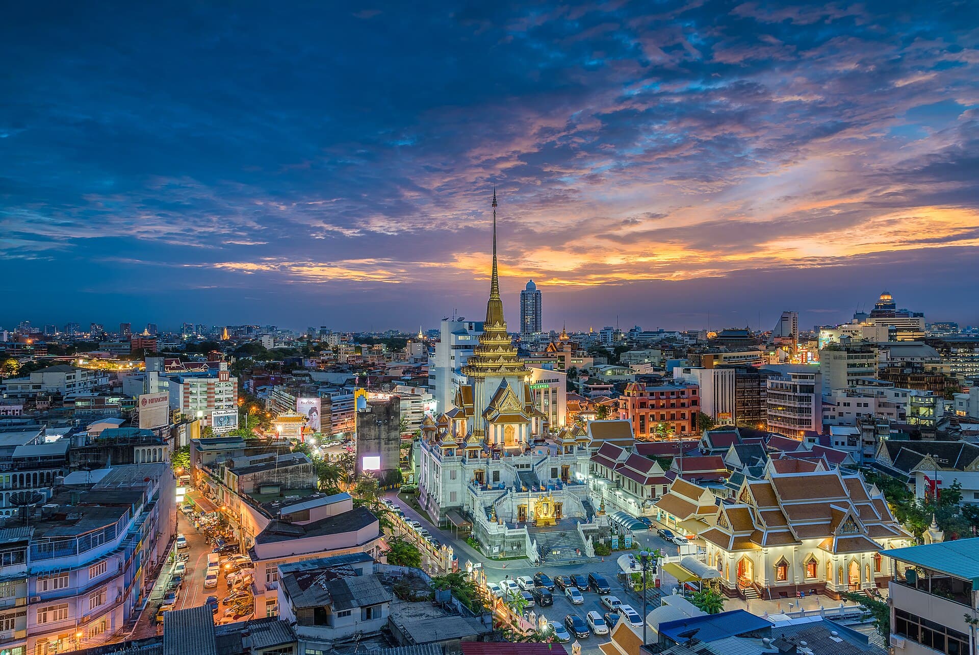 Wat Traimit and the Golden Buddha, Bangkok