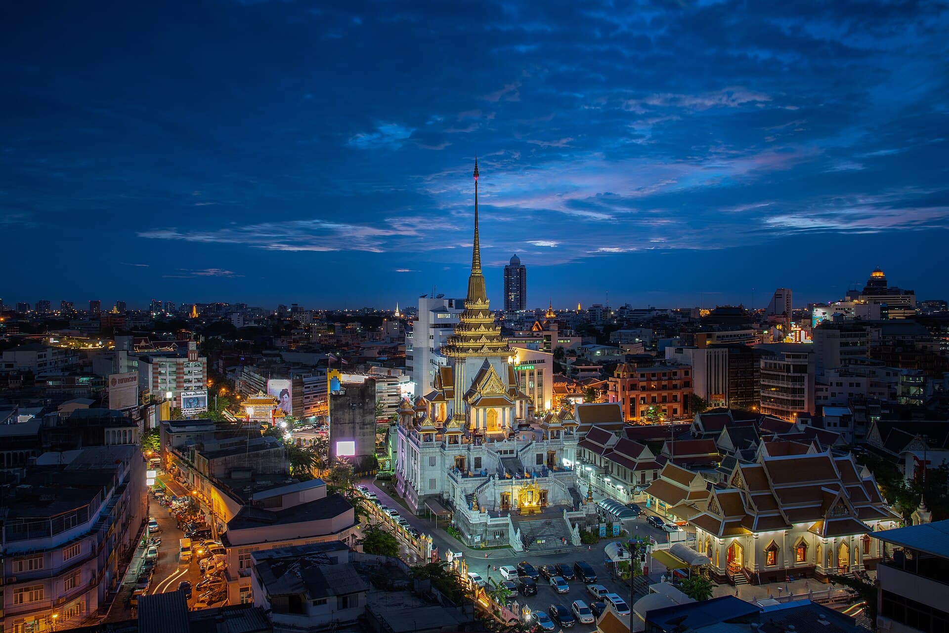 Wat Traimit and the Golden Buddha, Bangkok