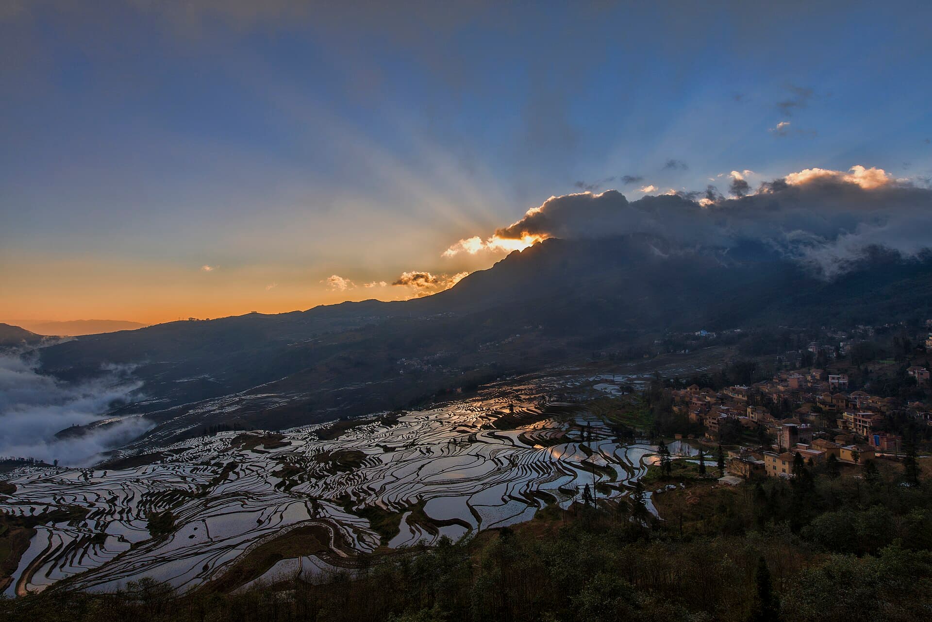 Honghe Hani Rice Terraces, Yuanyang