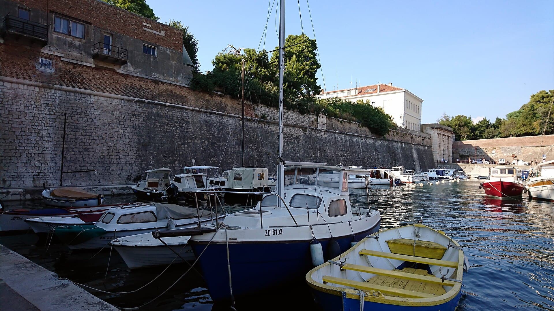 The Venetian walls running along the waterfront