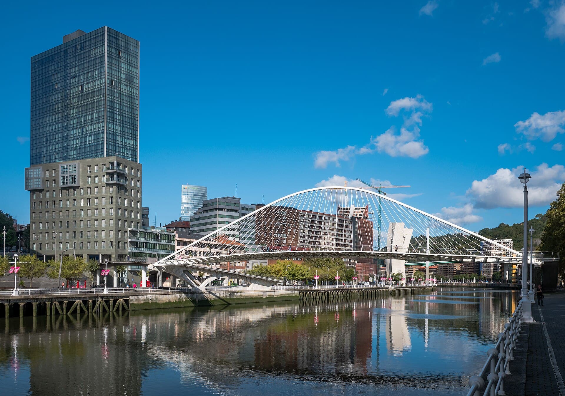 Zubizuri Bridge, Bilbao