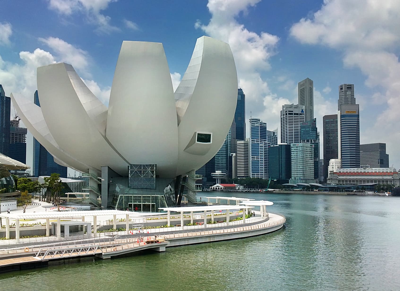 ArtScience Museum and Helix Bridge