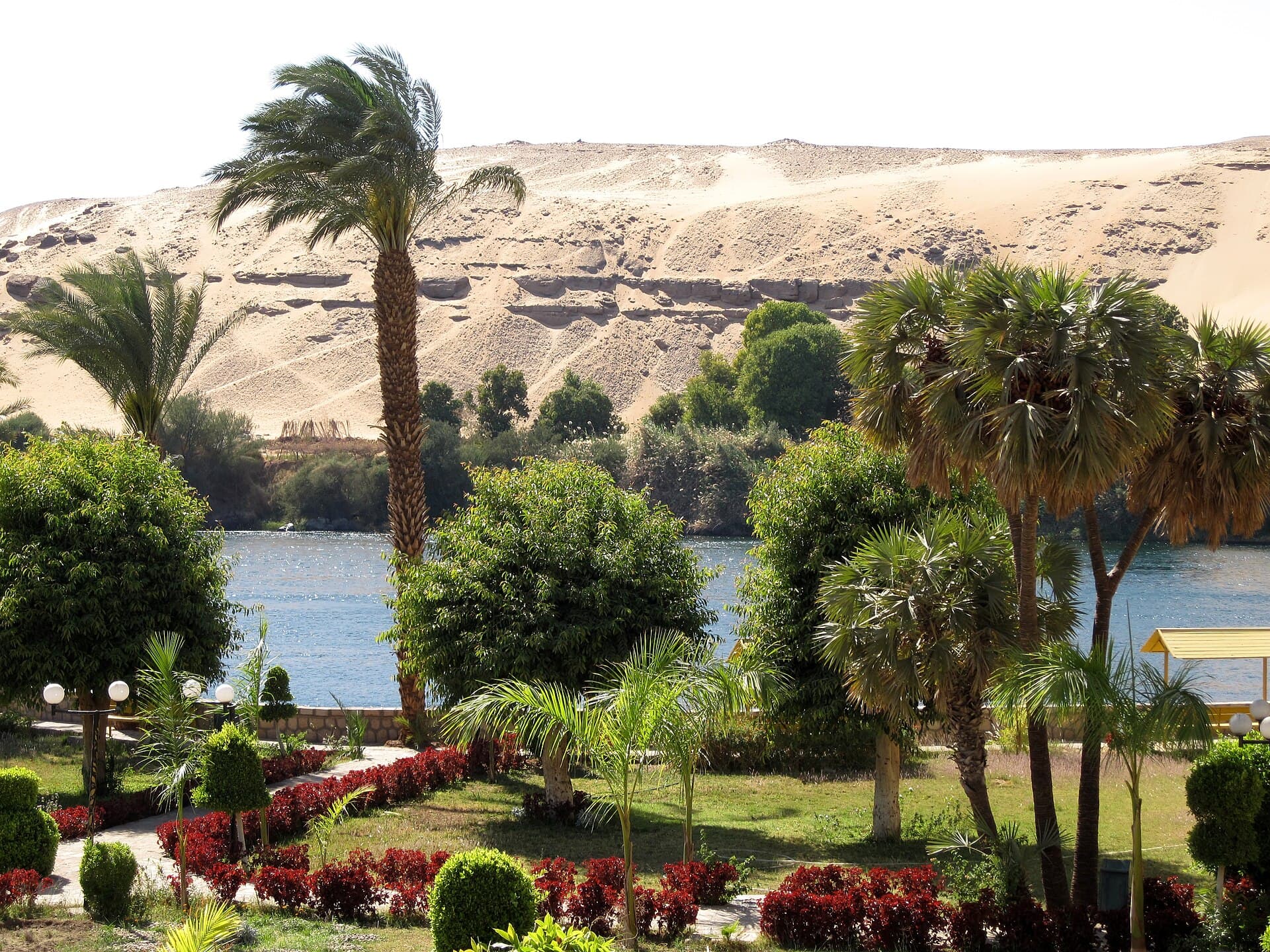 حديقة النباتات في أسوان