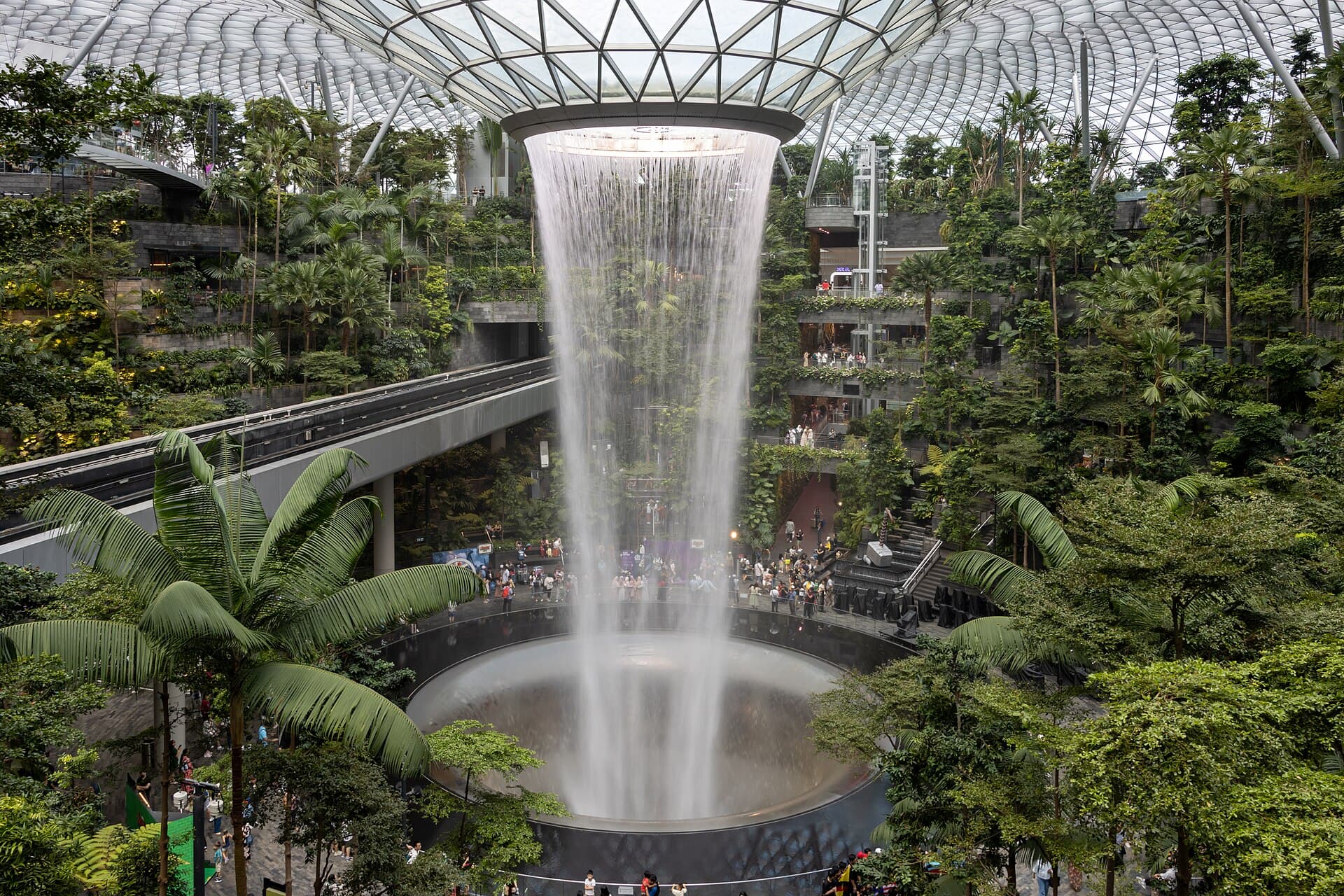 Jewel Changi Airport and the Rain Vortex